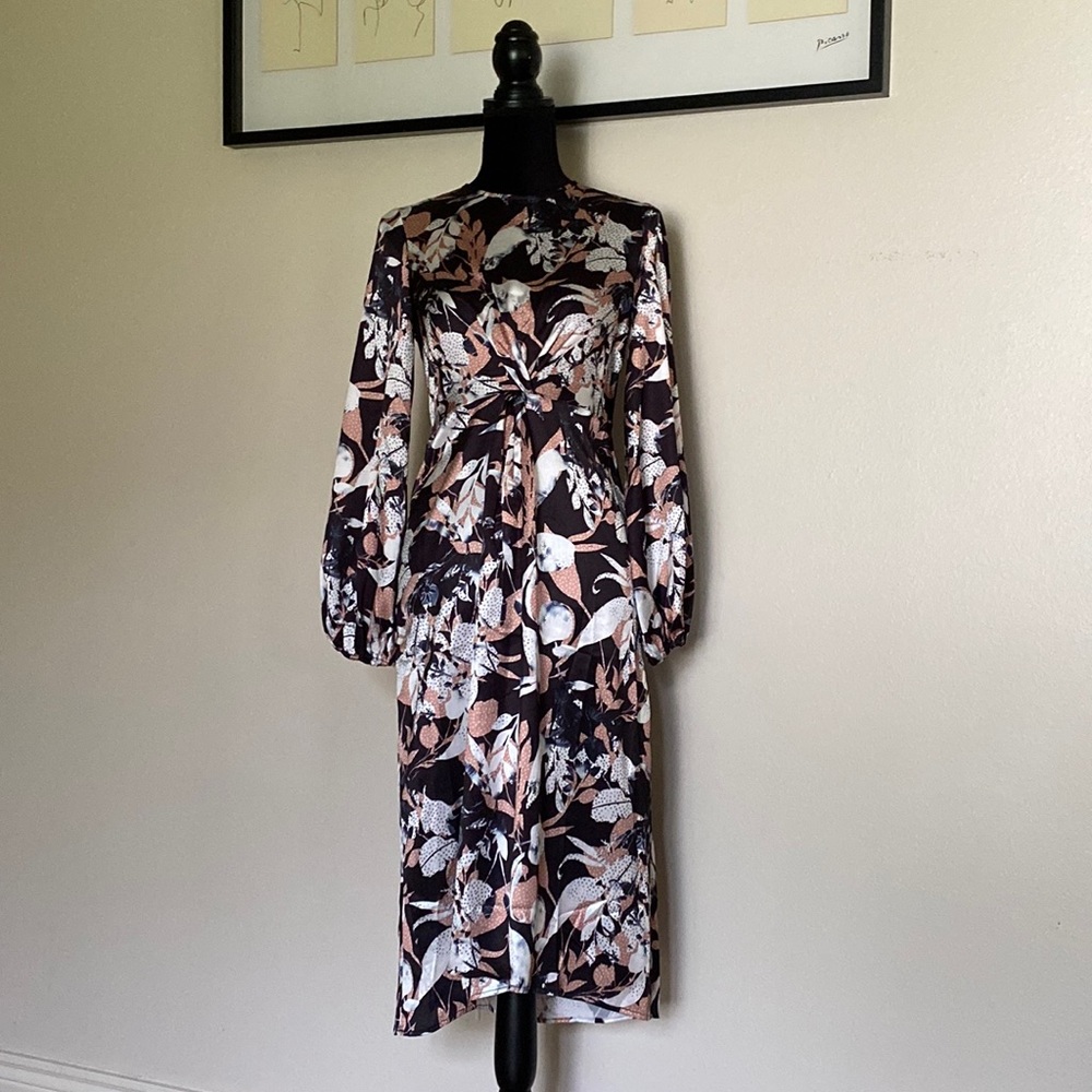 Neon Blush long sleeves dress
